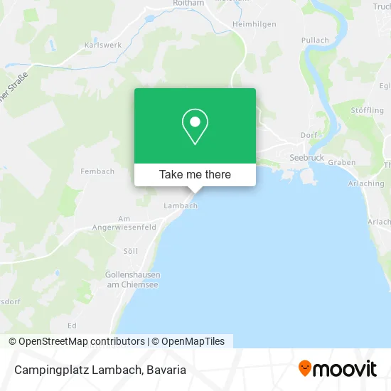 Карта Campingplatz Lambach