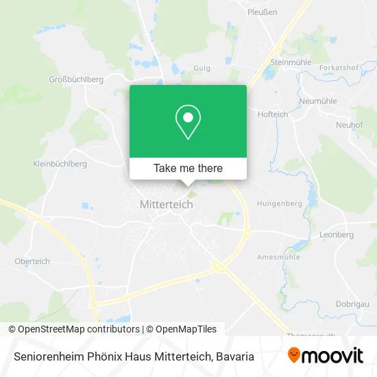 Карта Seniorenheim Phönix Haus Mitterteich