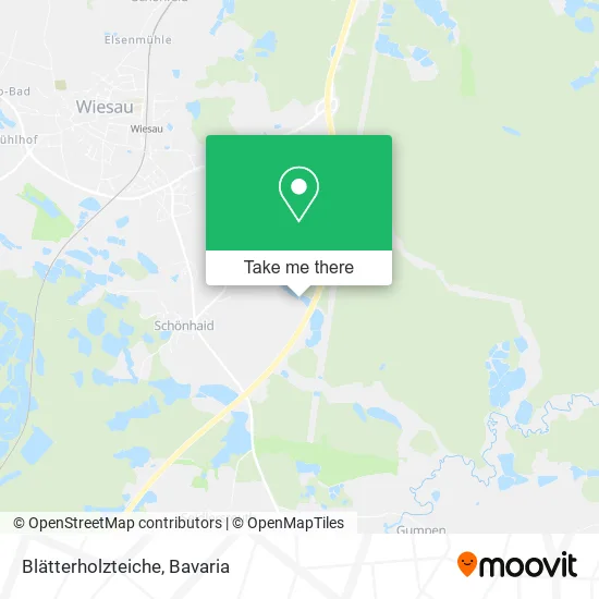 Карта Blätterholzteiche
