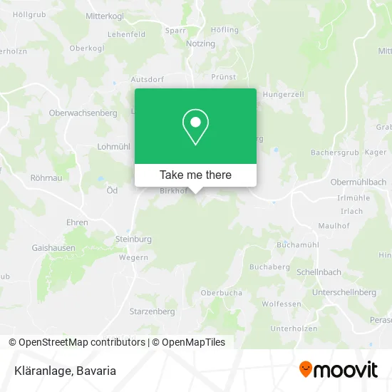 Карта Kläranlage