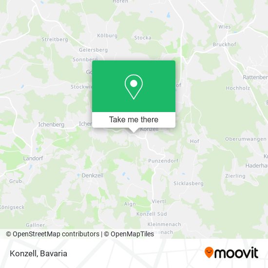 Карта Konzell