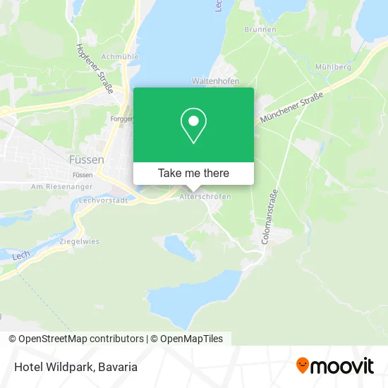 Карта Hotel Wildpark