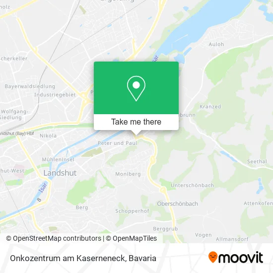 Карта Onkozentrum am Kaserneneck