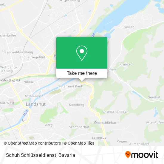 Карта Schuh Schlüsseldienst