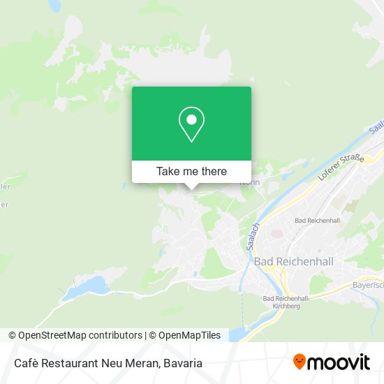 Cafè Restaurant Neu Meran map