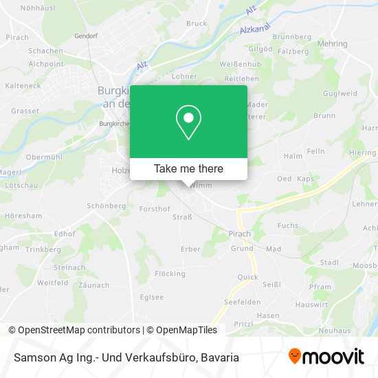 Samson Ag Ing.- Und Verkaufsbüro map