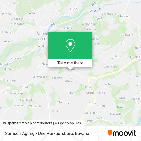 Карта Samson Ag Ing.- Und Verkaufsbüro