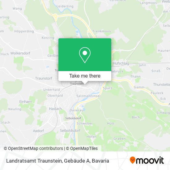 Landratsamt Traunstein, Gebäude A map