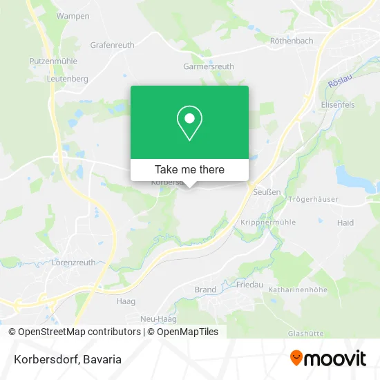 Карта Korbersdorf