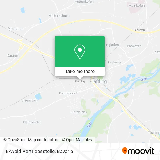 Карта E-Wald Vertriebsstelle