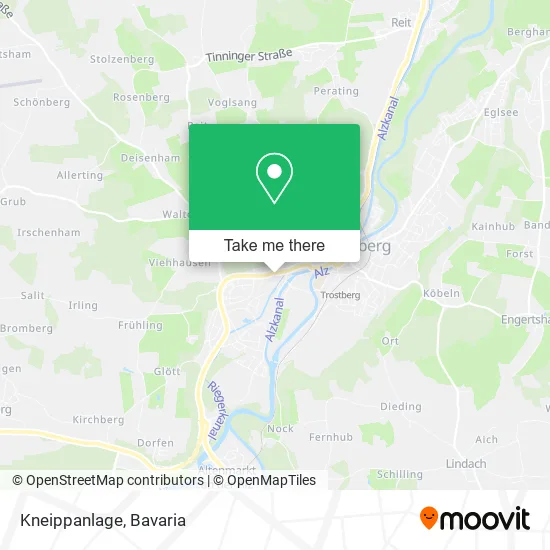 Карта Kneippanlage