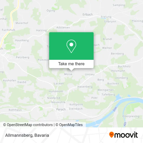 Карта Allmannsberg