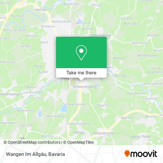 Wangen Im Allgäu map