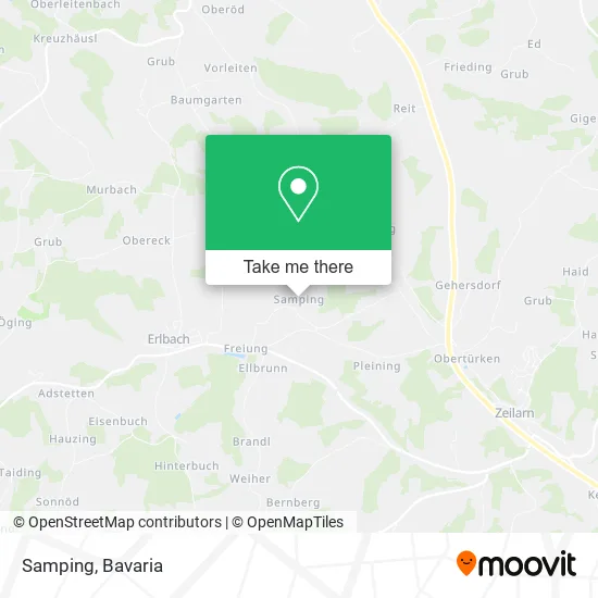 Карта Samping