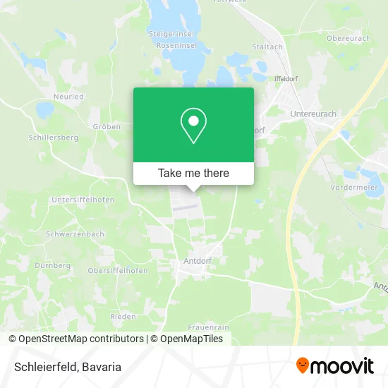 Карта Schleierfeld