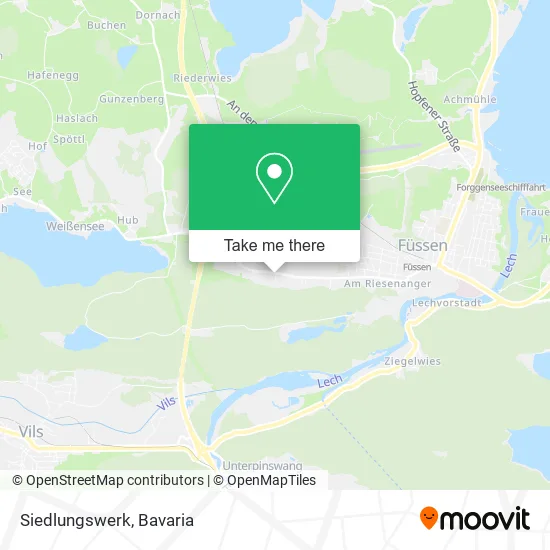 Карта Siedlungswerk