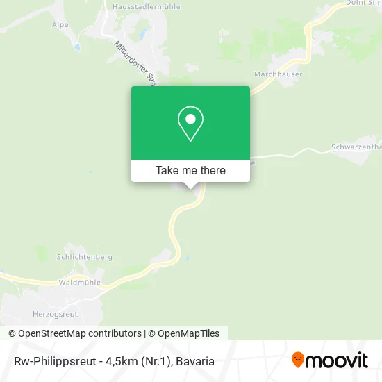 Rw-Philippsreut - 4,5km (Nr.1) map
