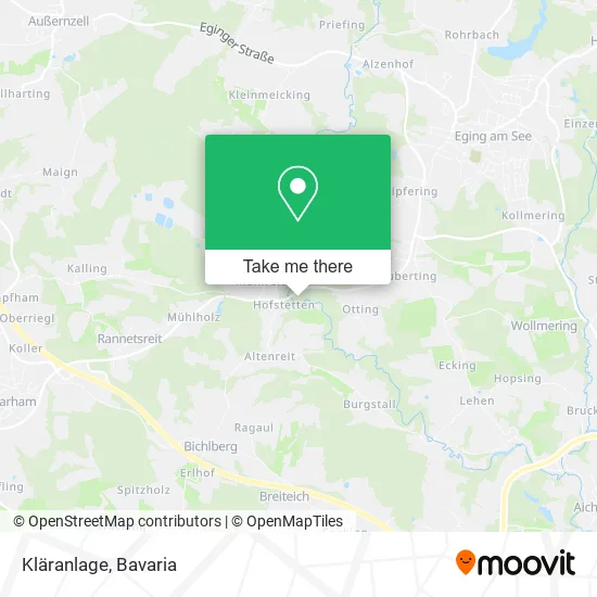 Карта Kläranlage
