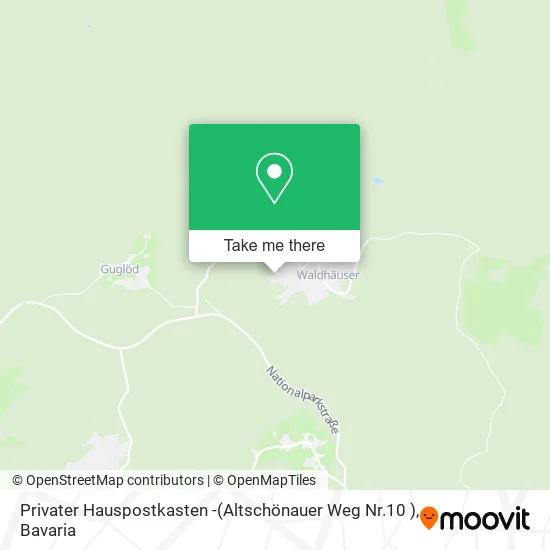 Карта Privater Hauspostkasten -(Altschönauer Weg Nr.10 )
