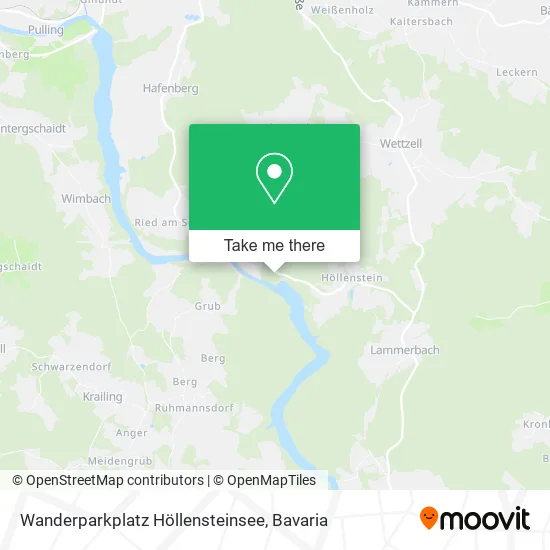 Карта Wanderparkplatz Höllensteinsee