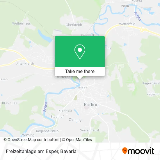 Карта Freizeitanlage am Esper