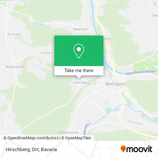 Карта Hirschberg, Ort