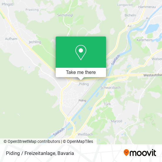 Карта Piding / Freizeitanlage