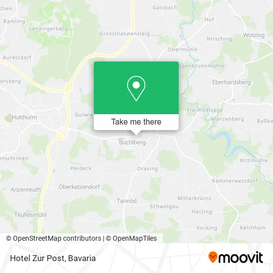 Карта Hotel Zur Post