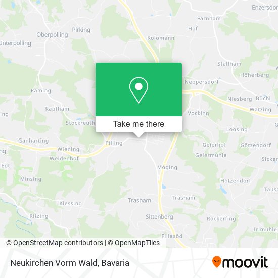 Карта Neukirchen Vorm Wald