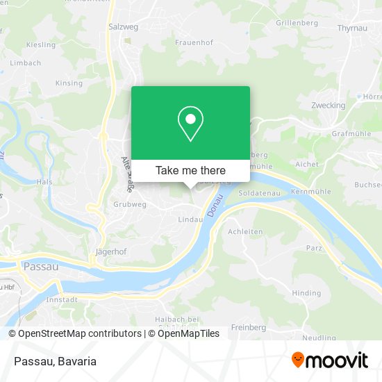 Passau map