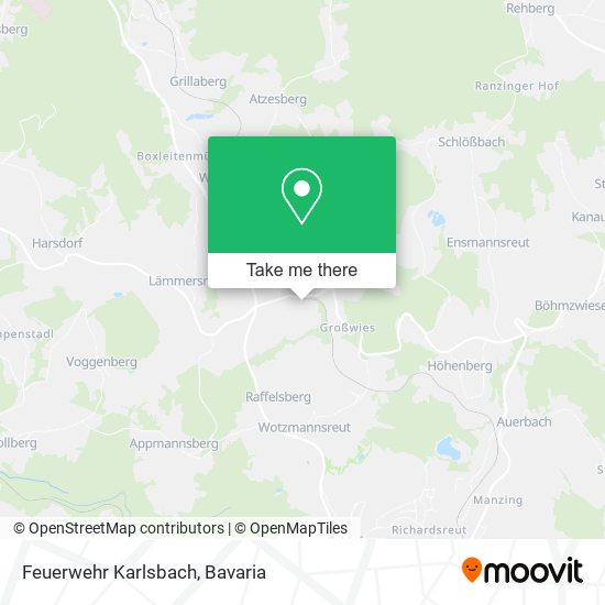 Feuerwehr Karlsbach map