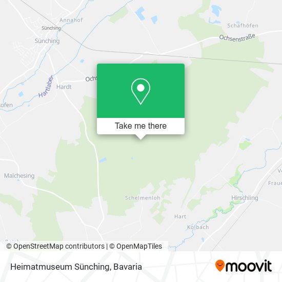 Heimatmuseum Sünching map
