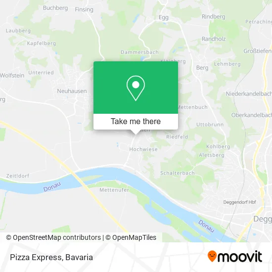 Карта Pizza Express