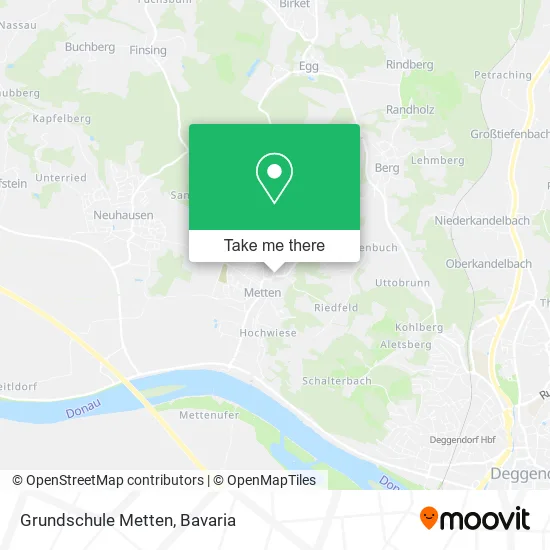 Карта Grundschule Metten