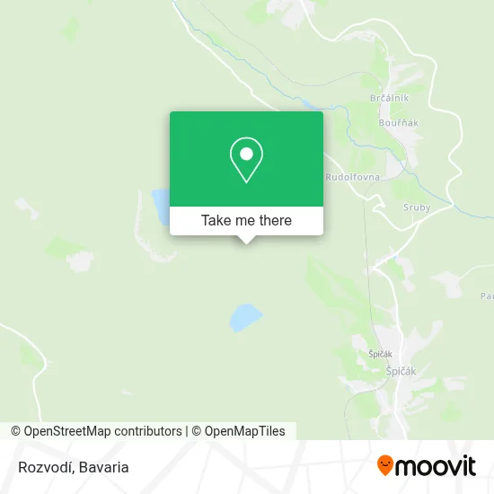Rozvodí map