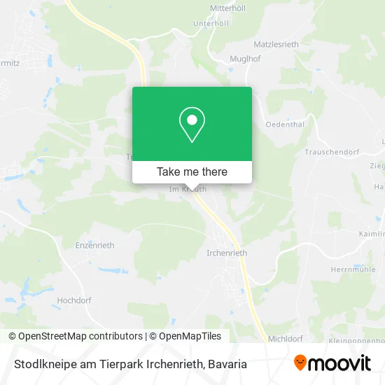 Карта Stodlkneipe am Tierpark Irchenrieth