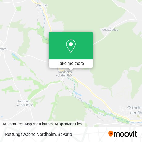 Rettungswache Nordheim map