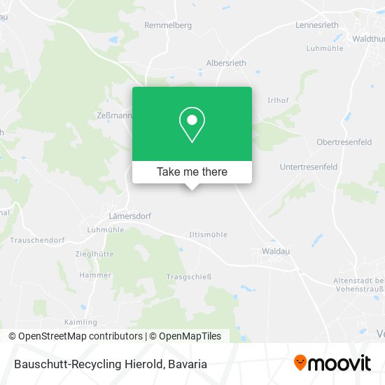 Карта Bauschutt-Recycling Hierold