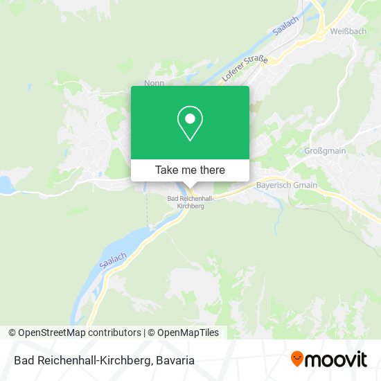 Bad Reichenhall-Kirchberg map
