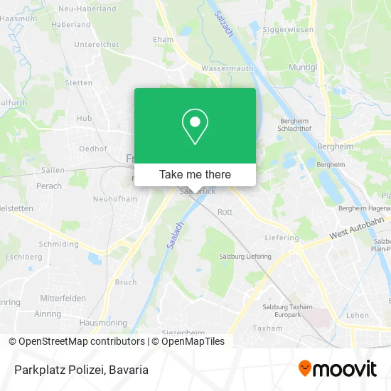 Карта Parkplatz Polizei