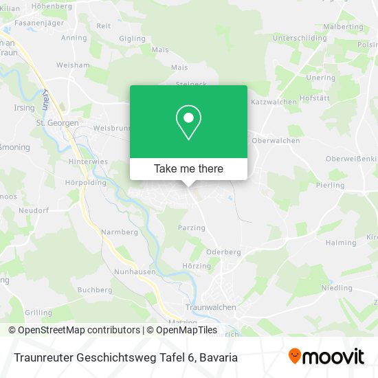 Traunreuter Geschichtsweg Tafel 6 map