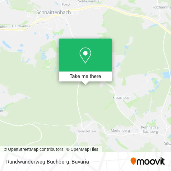 Rundwanderweg Buchberg map