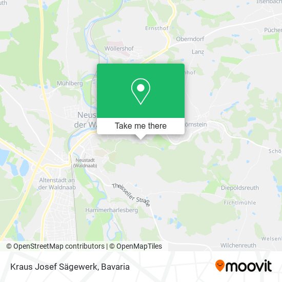 Kraus Josef Sägewerk map