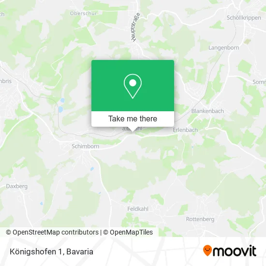 Карта Königshofen 1
