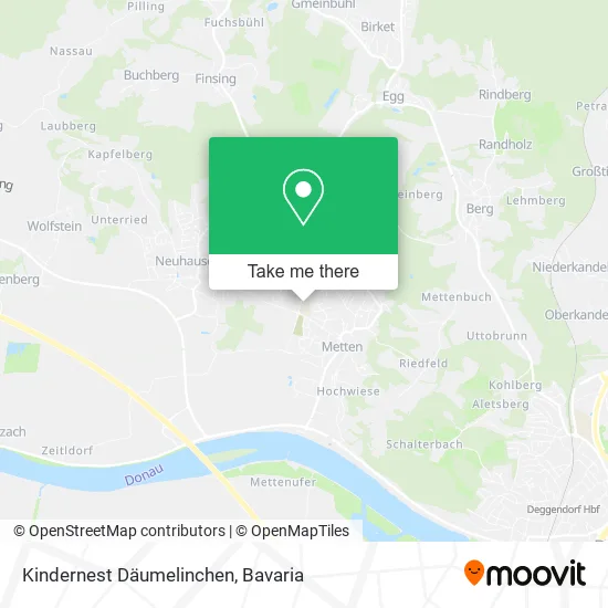 Карта Kindernest Däumelinchen