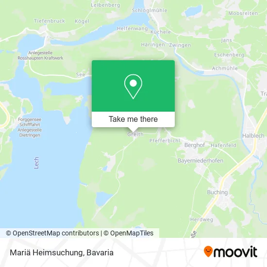 Карта Mariä Heimsuchung