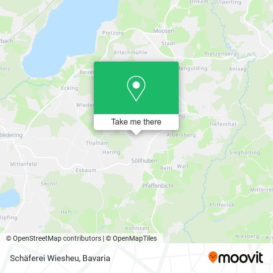Schäferei Wiesheu map