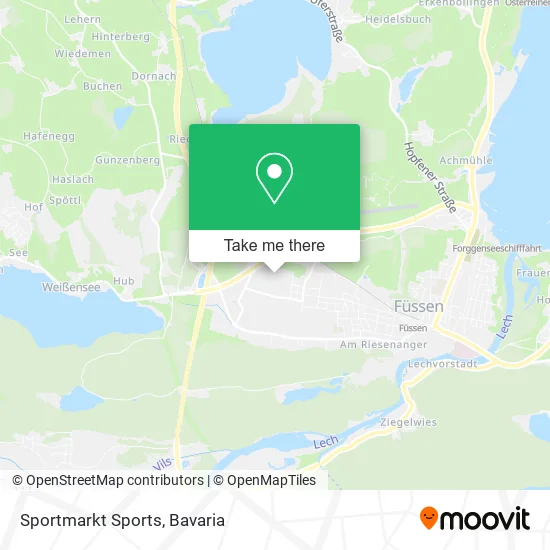 Карта Sportmarkt Sports