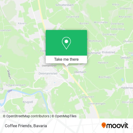 Coffee Friends map