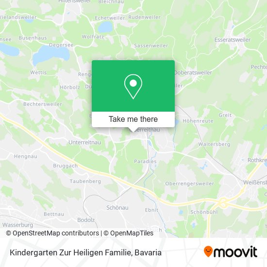 Kindergarten Zur Heiligen Familie map